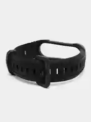 Черный спортивный ремешок для Xiaomi Mi Band 7 / 8 браслет силиконовый ксяоми ми банд фитнес часы
