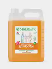 Средство для мытья посуды и детских игрушек SYNERGETIC "Апельсин", 5 л