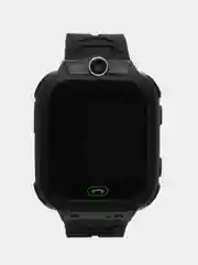Черный детские умные часы с GPS, с обратным звонком, кнопкой SOS, камера
