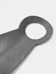Красный рожок, ложка для обуви, маленькая, металлическая, 11,5 см
