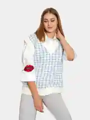 Ледяной жилет женский, оверсайз