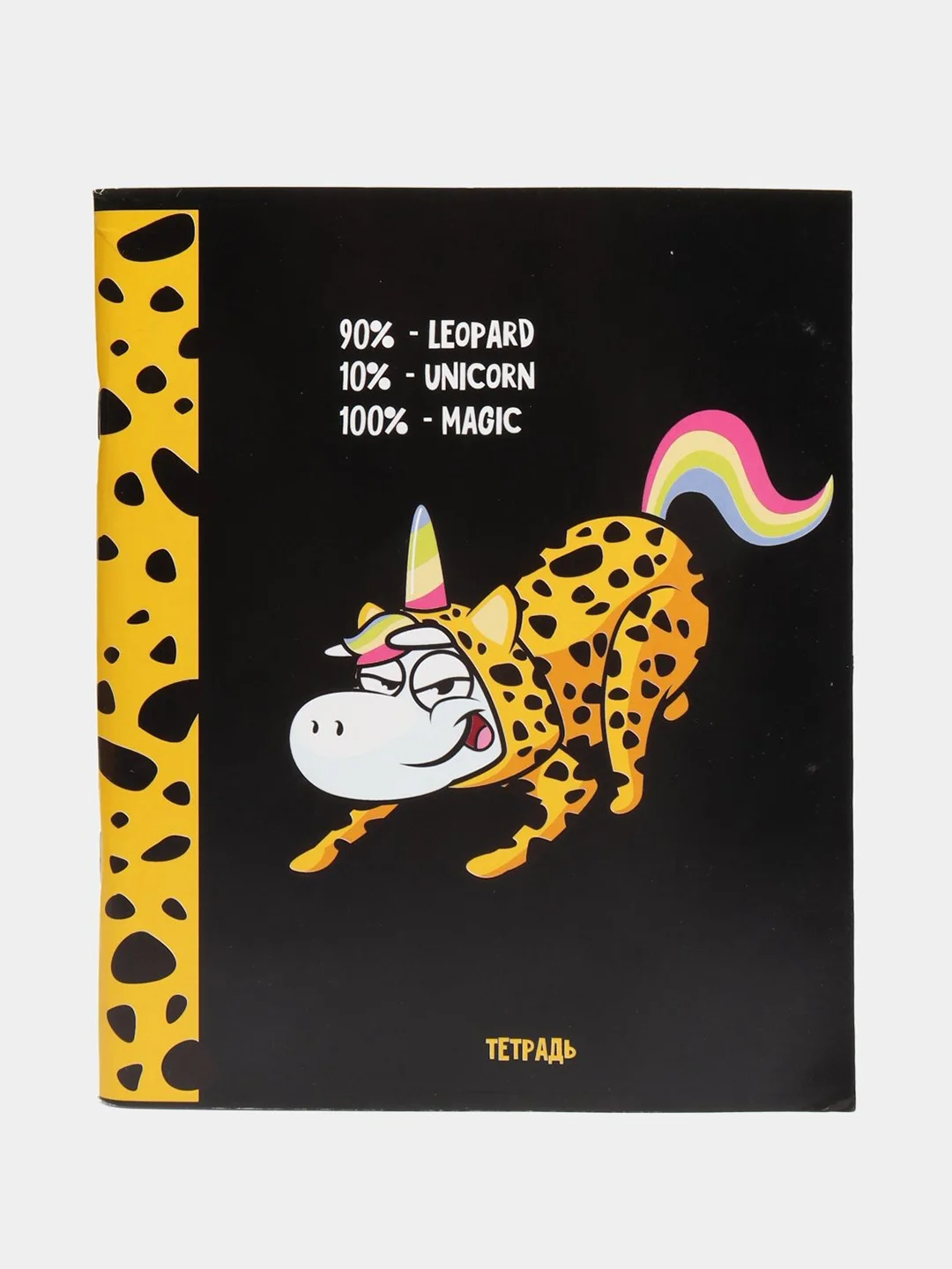 Черный тетрадь "Кигуруми", в клетку, А5, 96 л