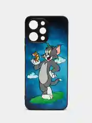 Синий чехол с рисунком на Xiaomi Redmi 12 (Сяоми Редми 12)