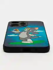 Синий чехол с рисунком на Xiaomi Redmi 12 (Сяоми Редми 12)
