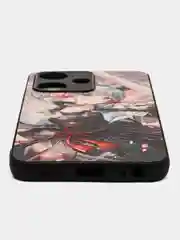 Бежевый меланж чехол с рисунком на Infinix Hot 30i (Инфиникс Хот 30i)
