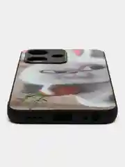 Белый чехол с рисунком на Infinix Hot 30i (Инфиникс Хот 30i)