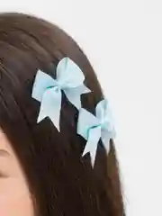 Ледяной детская заколка для волос, 2 штуки, Бант 4-5 см