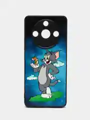 Синий чехол с рисунком, на Realme 11 Pro и Realme 11 Pro+, Реалми 11 Про и Реалми 11 Про+