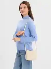 Молочный сумка женская через плечо, маленькая, кожаная, кросс-боди