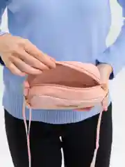 Розовый женская сумка через плечо, 5 цветов
