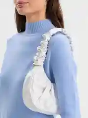 Белый сумка женская, кроссбоди, из полиуретана