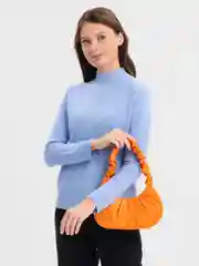 Оранжевый сумка женская, кроссбоди, из полиуретана