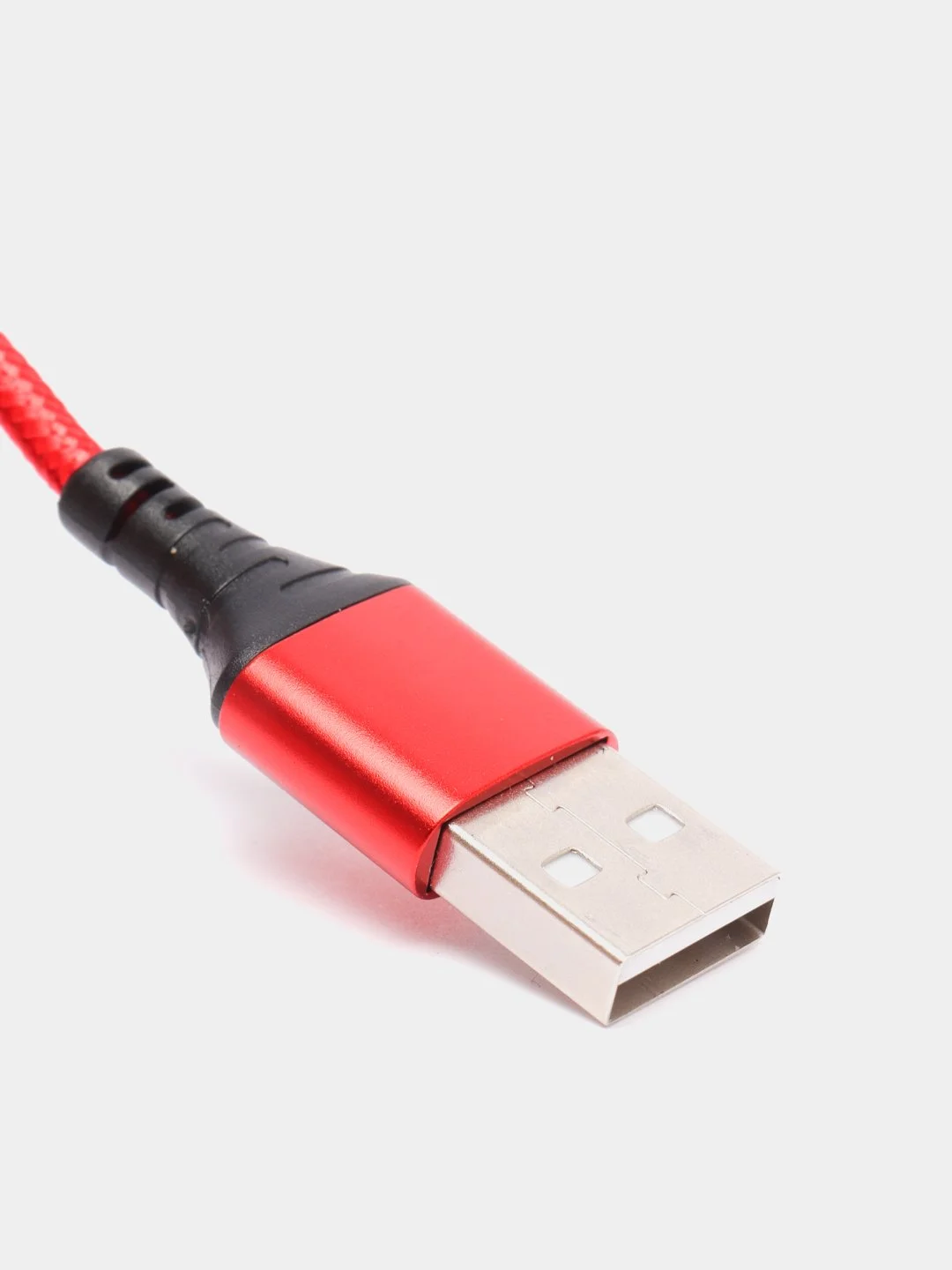 Красный кабель зарядный BOROFONE BX54, 1 m, Micro-USB/Type-C/Lightning, для Android и Apple iPhone