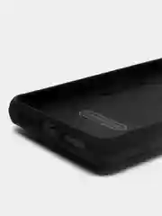 Черный чехол Infinix Note 30 / Инфиникс Нот 30 противоударный, с металлической подставкой кольцом