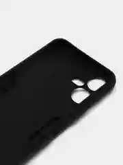 Черный чехол Tecno Pova Neo 3 / Пова Нео 3 противоударный, с металлической подставкой кольцом