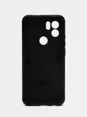 Черный чехол Xiaomi Redmi A1 Plus A2+ Poco C51 противоударный, с металлической подставкой кольцом