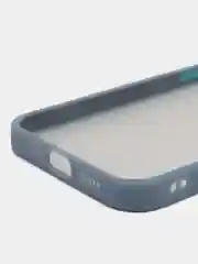 Ледяной чехол на iPhone 12 Pro / Айфон 12 Про, пластиковый, матовый, с цветными кнопками