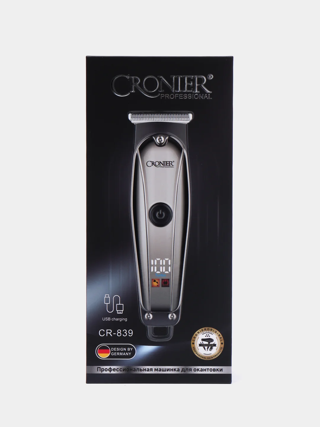 Триммер для стрижки волос Cronier CR-839, для бороды и окантовки