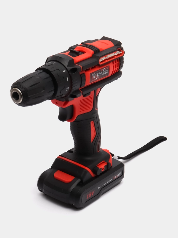 Шуруповерт BRAIT BCD18N 18В, Li-ion, 2А/ч, 30Hm, кейс