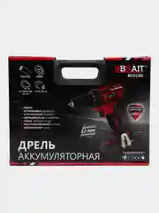 Шуруповерт BRAIT BCD18N 18В, Li-ion, 2А/ч, 30Hm, кейс