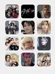 Бордовый 3d стикеры наклейки на телефон Мияги, Макан, Скриптонит, Stray Kids, 12 штук