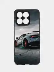 Хром чехол с рисунком на Huawei Honor X8a, Хуавей Хонор Х8а