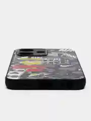 Горчичный чехол с рисунком на Infinix Hot 30i (Инфиникс Хот 30i)