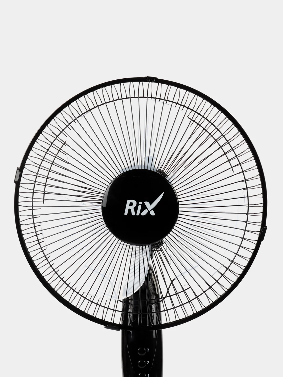 Черный вентилятор напольный Rix RSF-3000W/B