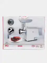 Белый мясорубка электрическая BQ MG1003, Функция Реверс, мощностью 2100 Вт
