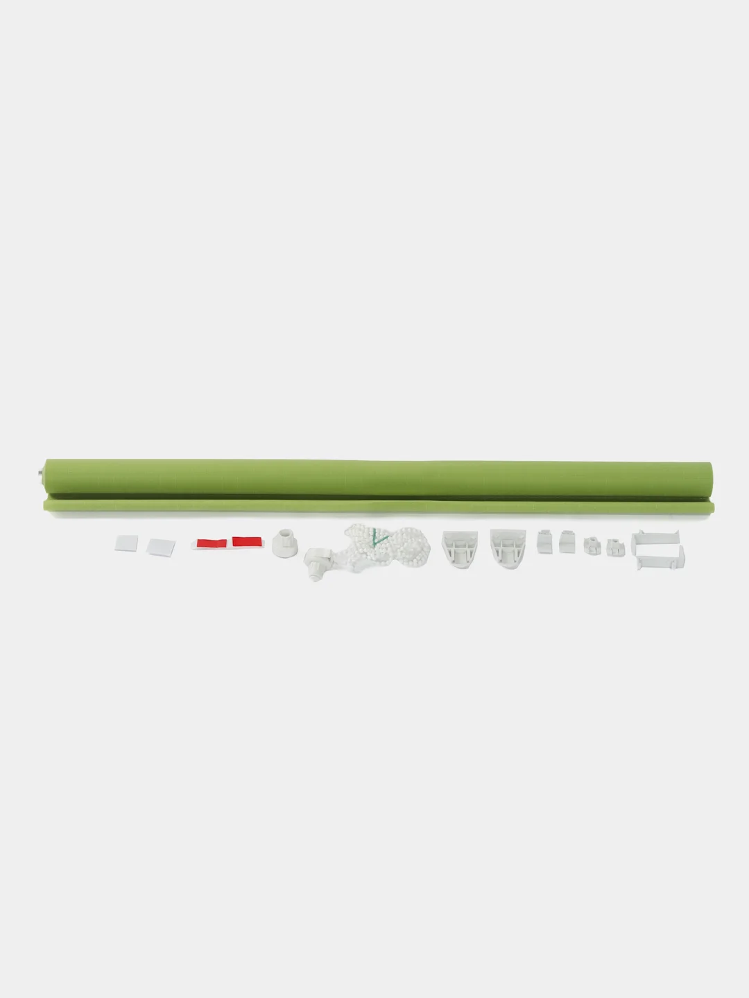 Штора рулонная Brabix 70х175 см, текстура - лён, защита 55-85%, 200 г/м2, зелёный, 605989