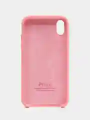 Коралловый чехол Silicone Case для iPhone XR, с открытым низом
