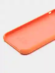 Оранжевый чехол Silicone Case для iPhone XR, с открытым низом