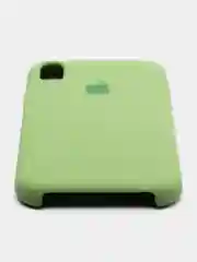 Салатовый чехол Silicone Case для iPhone XR, с открытым низом