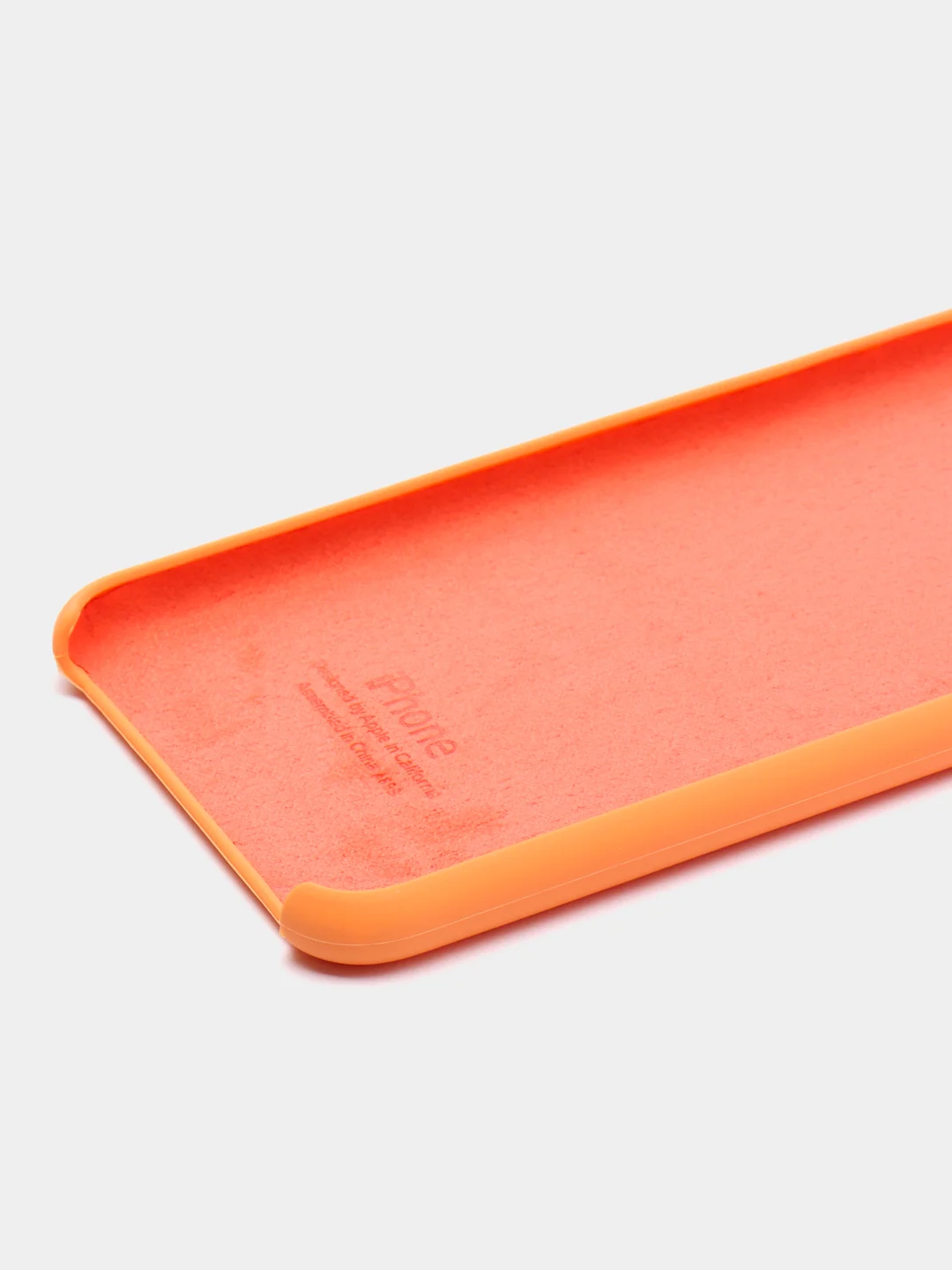 Светло-оранжевый чехол Silicone Case для iPhone 7 Plus / iPhone 8 Plus