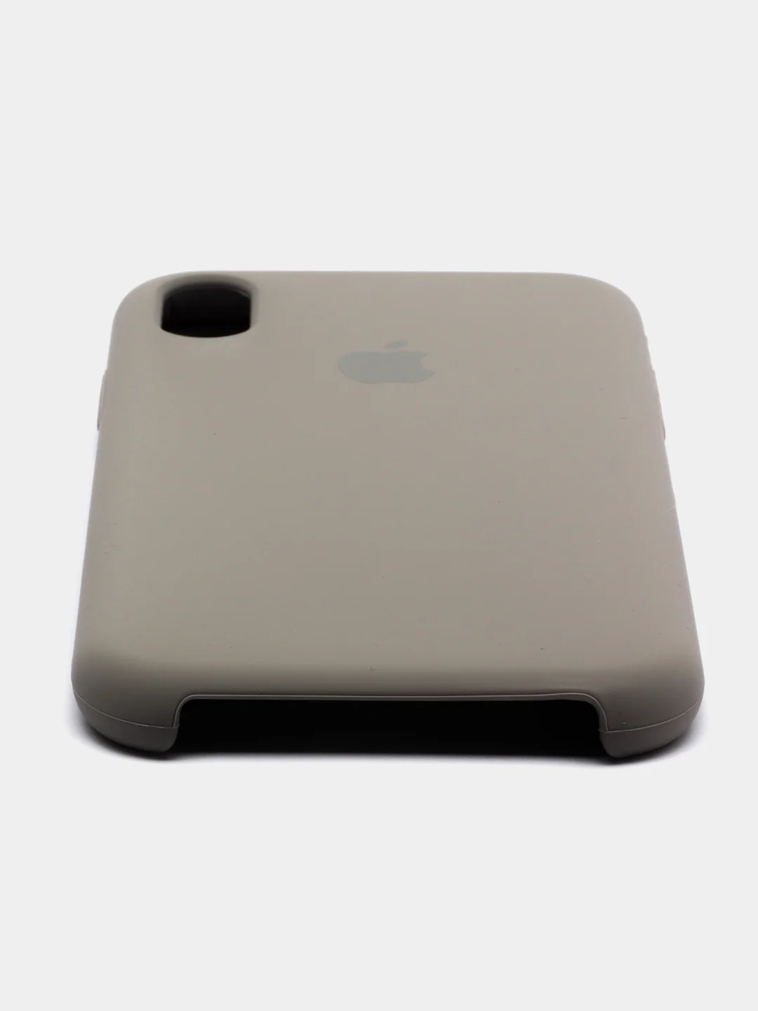 Песочный хаки чехол Silicone Case для iPhone XR, с открытым низом