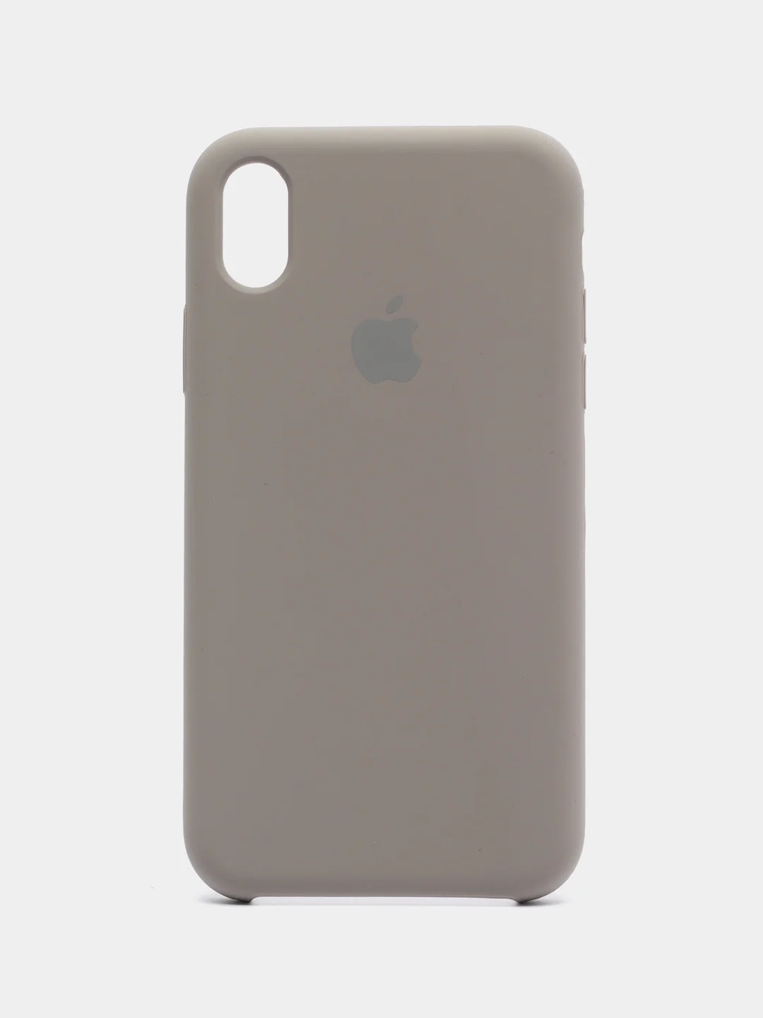 Песочный хаки чехол Silicone Case для iPhone XR, с открытым низом