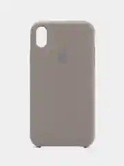 Песочный хаки чехол Silicone Case для iPhone XR, с открытым низом