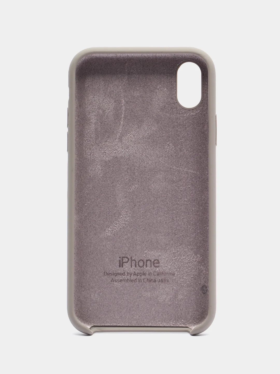 Песочный хаки чехол Silicone Case для iPhone XR, с открытым низом