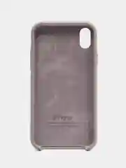 Песочный хаки чехол Silicone Case для iPhone XR, с открытым низом