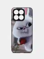 Белый чехол с рисунком на Huawei Honor X8a, Хуавей Хонор Х8а