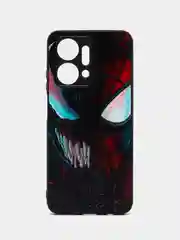 Черный чехол с рисунком на Honor X7a (Хонор Х7а)