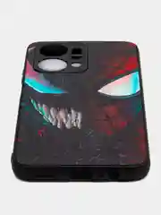 Черный чехол с рисунком на Honor X7a (Хонор Х7а)