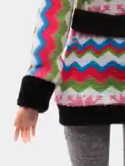 Кукла с лыжами