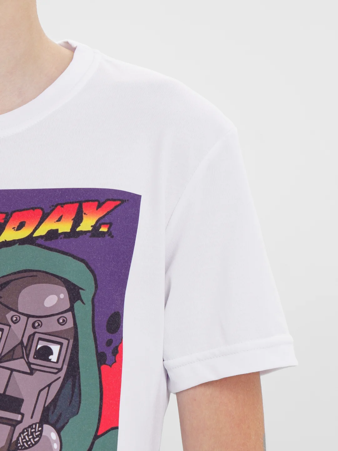 Подарок Футболка музыка (рок, рэп, поп) MF Doom МФ Дум 007