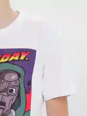 Подарок Футболка музыка (рок, рэп, поп) MF Doom МФ Дум 007