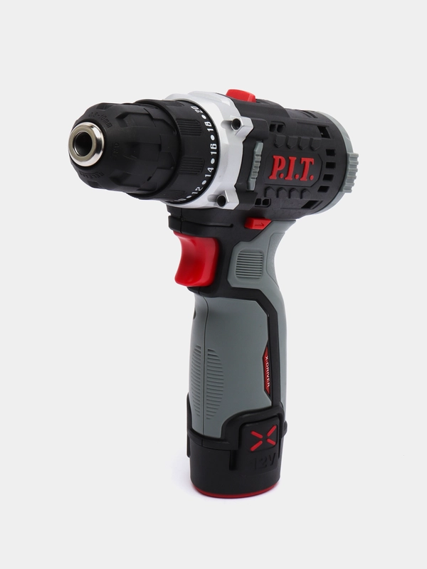 Шуруповерт PIT PBM12K-10A/1 X-DRIVER, 1АКБ аккумуляторная дрель - шуруповерт