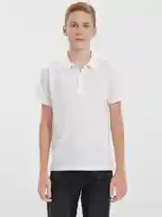 Белый футболка мужская, поло