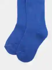 Голубой колготки детские, махровые, однотонные