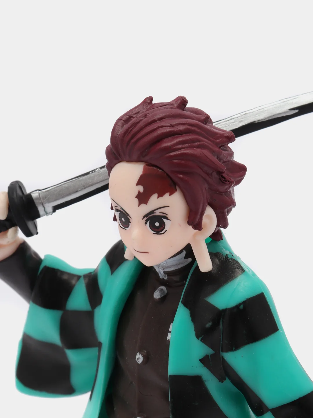 Зеленый фигурка по аниме "Клинок рассекающий демонов", Demon Slayer, на подставке коллекционная