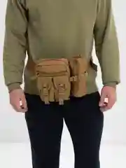 Хаки тактическая поясная сумка